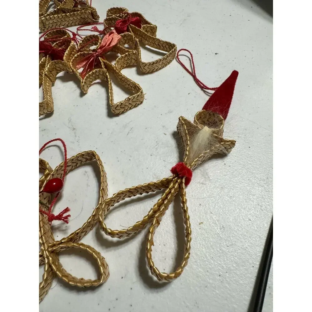 17 Swedish Straw Natural Christmas Ornaments